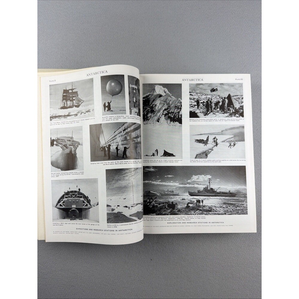 Vintage Encyclopedia Britannica Replacement Volume 2 Gold Antartica Balfe - Picture 7 of 13